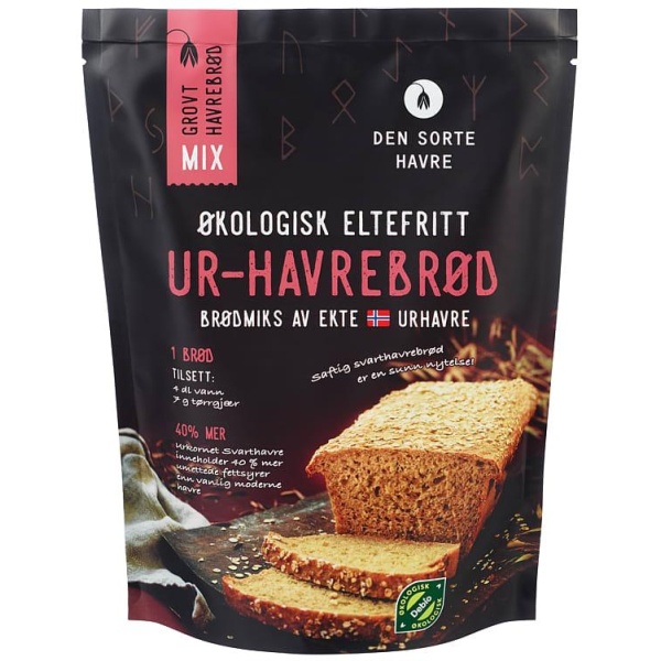 Svarthavrebrød Mix Økologisk 510g Dsh