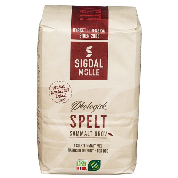 Speltmel Grovmalt Økologisk Spesialkorn 1kg