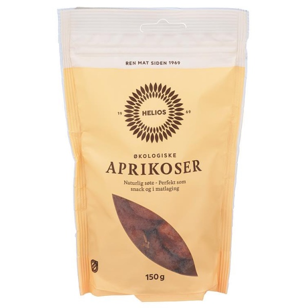 Aprikoser Økologisk 150g Helios