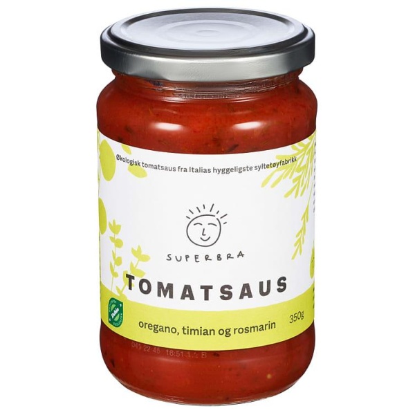 Tomatsaus Oregano 350g Superbra