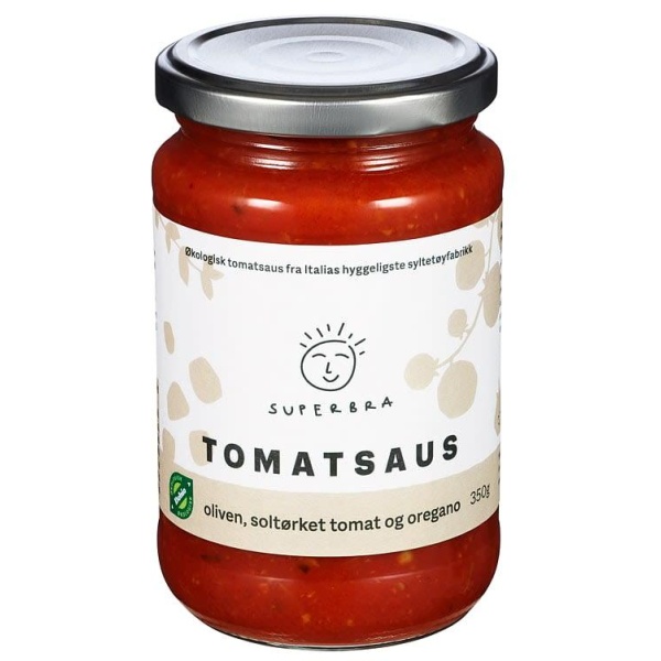 Tomatsaus Oliven 350g Superbra