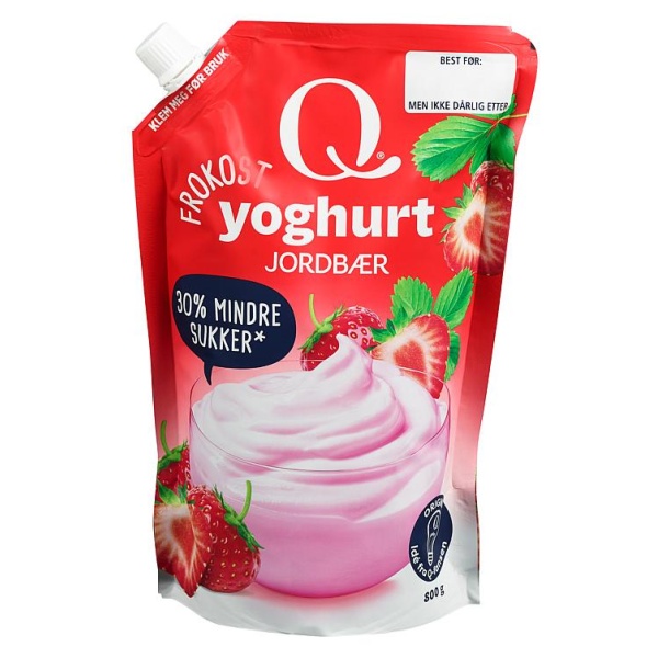 Frokostyoghurt Jordbær 800g Q