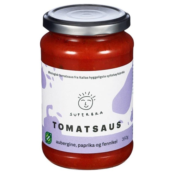 Tomatsaus Aubergine 350g Superbra