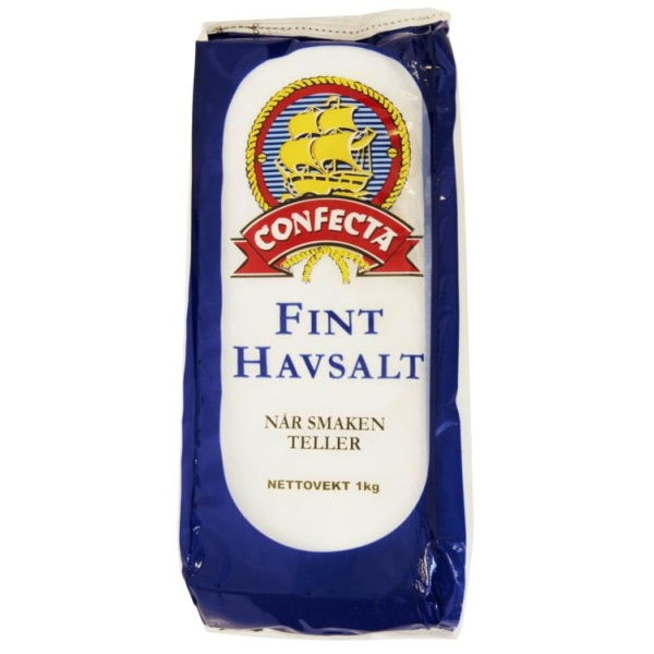 Havsalt Fint 1kg Confecta