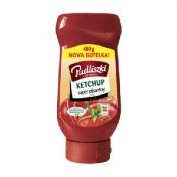 Pudliszki Ketchup ekstra spicy "Super Pikantny" 480g