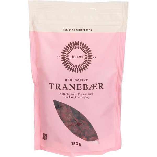 Tranebær Økol 150g Helios