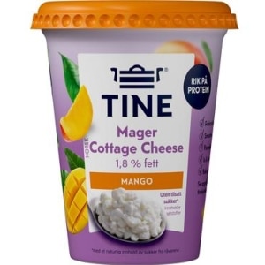 TINE Mager Cottage Cheese mango UTEN 400g