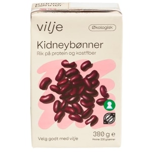 Kidneybønner Økologisk 380g Vilje