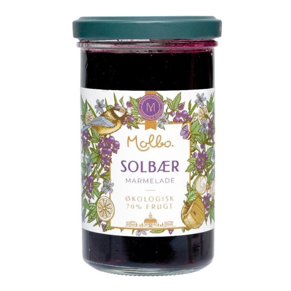 Syltetøy solbær 290g økologisk Rømer Vegan