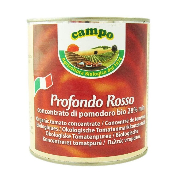 Tomatpuré 28% 800g økologisk Campo