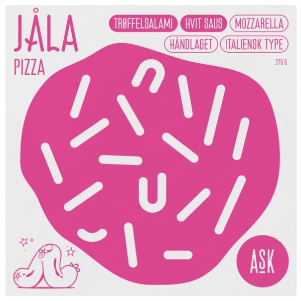 Jåla Pizza m/Trøffelsalami 375g Ask
