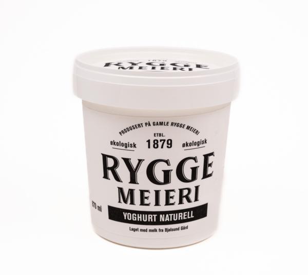 Yoghurt Naturell Økologisk 365ml Rygge Meieri