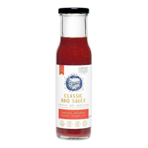 BBQ saus klassisk 250g økologisk Rømer Vegan