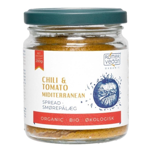 Pålegg chili & tomat 200g økologisk Rømer Vegan