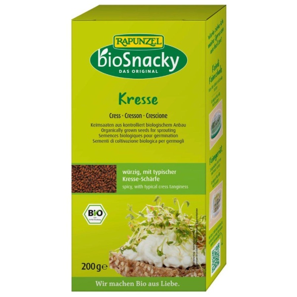 Spirefrø karse 200g økologisk bioSnacky