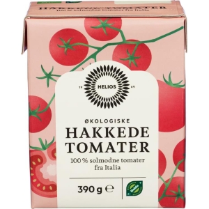 Tomater Hakkede Økologisk 390g Helios