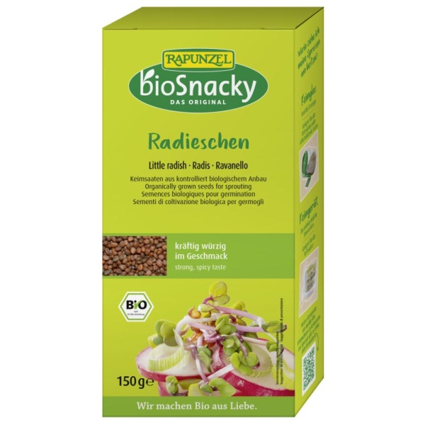 Spirefrø reddik 200g økologisk bioSnacky