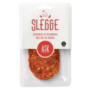 Slegge Salami Skivet 100g Ask Gård