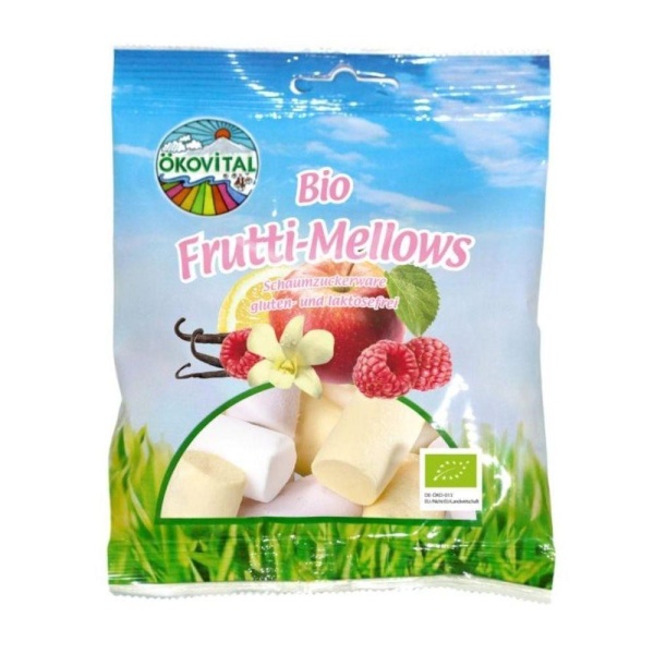 Frukt-Mellows 90g økologisk Ökovital