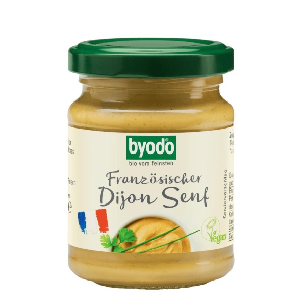 Sennep Dijon, økologisk Byodo (Glutenfrei)