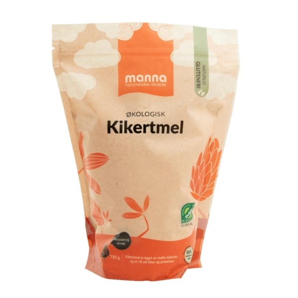 Kikertmel 750g økologisk Manna