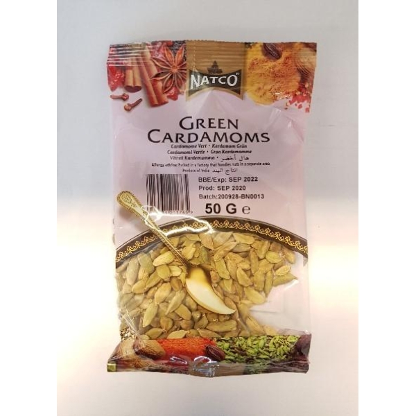Natco cardomoms green 50g