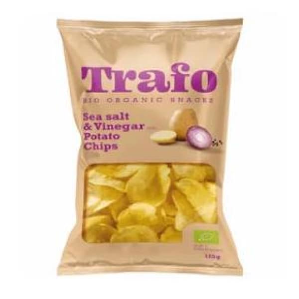 Trafo salt & vinegar potato chips 125g