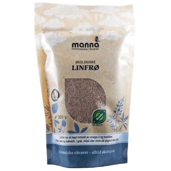 Linfrø 300g økologisk Manna