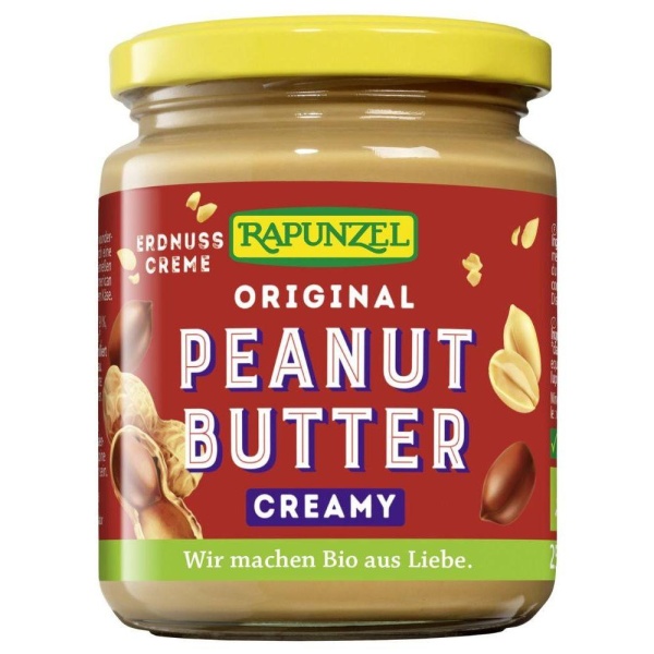 Peanutbutter creamy 250g økologisk Rapunzel