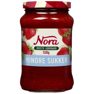 Jordbær Moste Lett 530g Nora