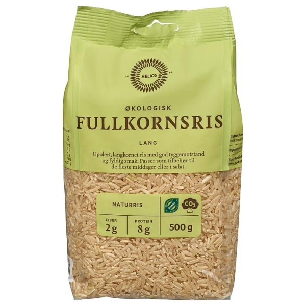 Fullkornsris Økologisk 500g Helios