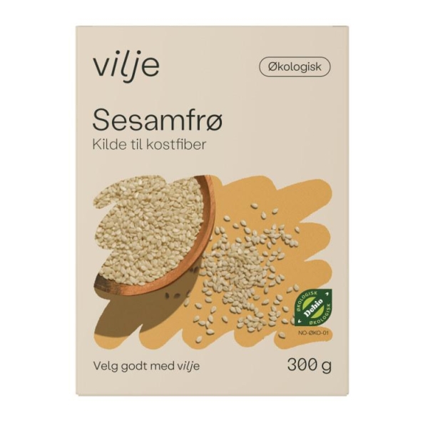 Sesamfrø Økologisk 300g Vilje
