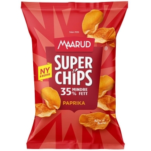 Superchips Paprika 130g Maarud