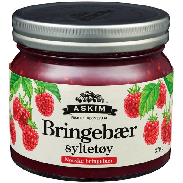 Bringebærsyltetøy 370g Askim