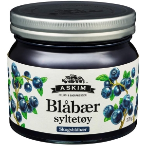 Blåbærsyltetøy 370g Askim