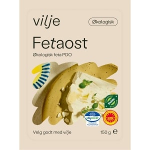 Fetaost Økologisk Pdo 150g Vilje