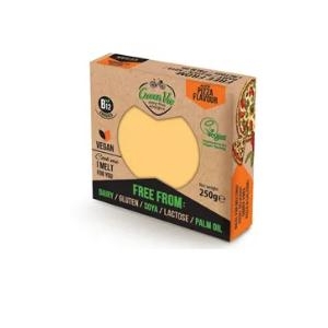 Greenvie Ost Med Pizzasmak Blokk 250g