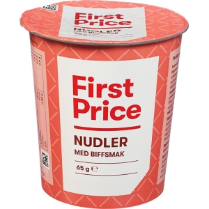 Nudler i Kopp Biffsmak 65g First Price
