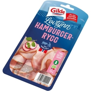 Hamburgerrygg Løvtynn 110g Gilde