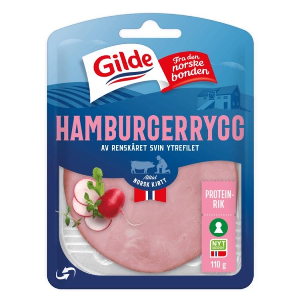 Hamburgerrygg 110g Gilde