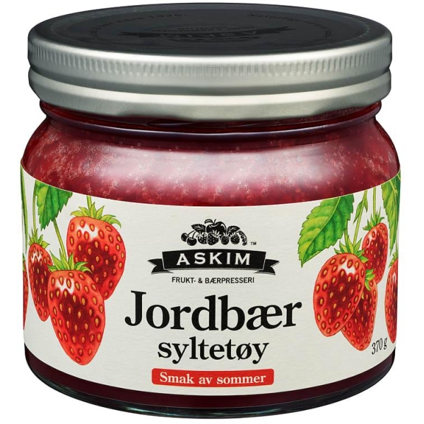 Jordbærsyltetøy 370g Askim