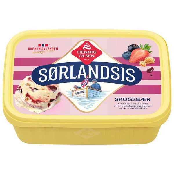 Sørlandsis Skogsbær 0,95L Hennig-Olsen-Is