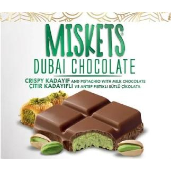 MISKETS Dubai sjokolade 100g