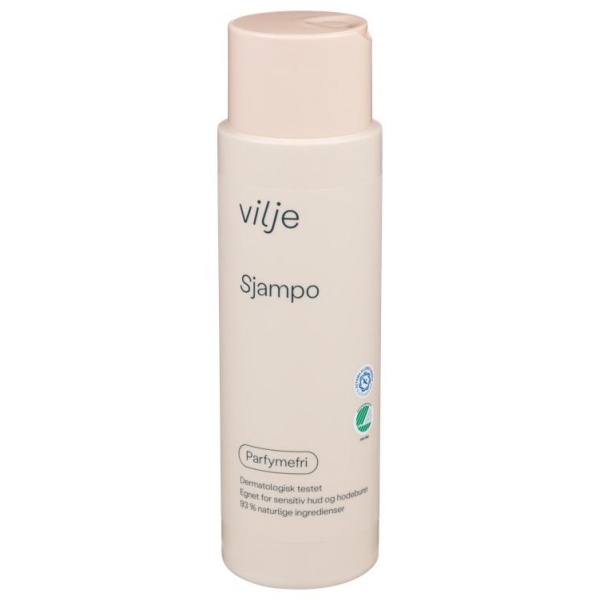 Vilje Sjampo Parfymefri 275ml