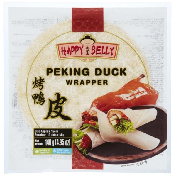 Peking Duck Wrapper 140g 10pk Happy Bell