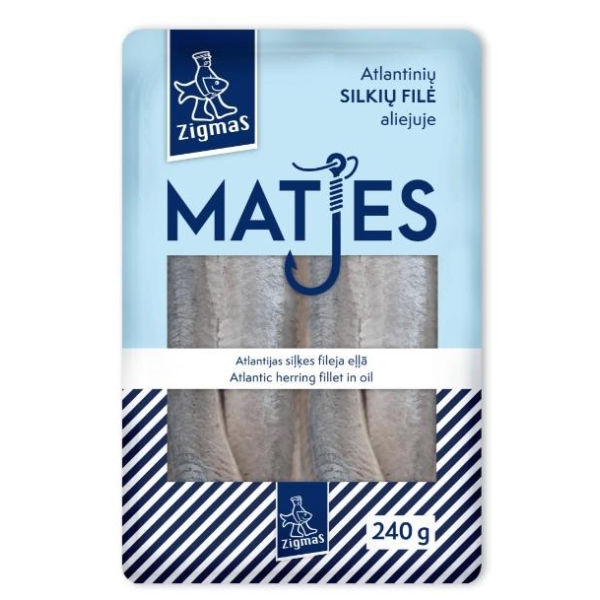 Zigmas MATJES Sildefilet i olje 240g