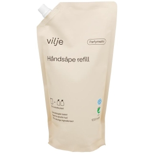 Vilje Håndsåpe Parfymefri Refill 1L