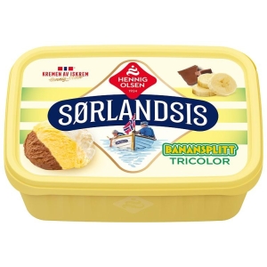 Sørlandsis Banansplitt 1,2L Hennig-Olsen