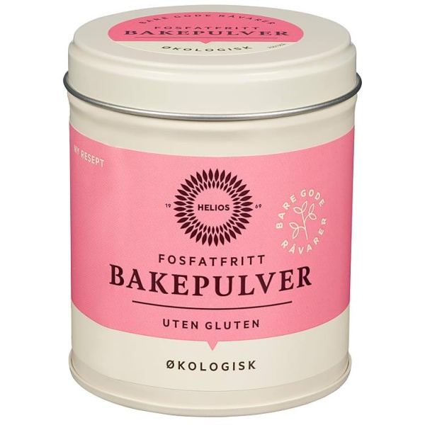 Bakepulver Økologisk 110g Helios