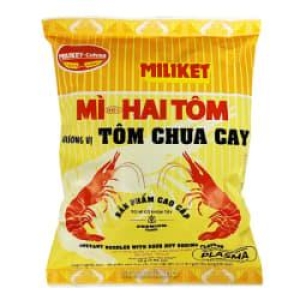 MILIKET Instant Noodles with sour hot shrimp flavour 75g